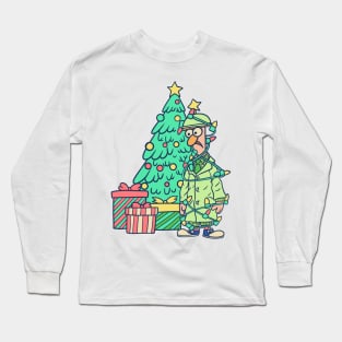 Beaker Around The Christmas Tree Muppets Long Sleeve T-Shirt